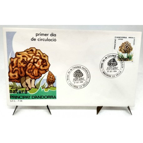 Sobre Primer Día. Andorra. 1984. Naturaleza (Nuevo)