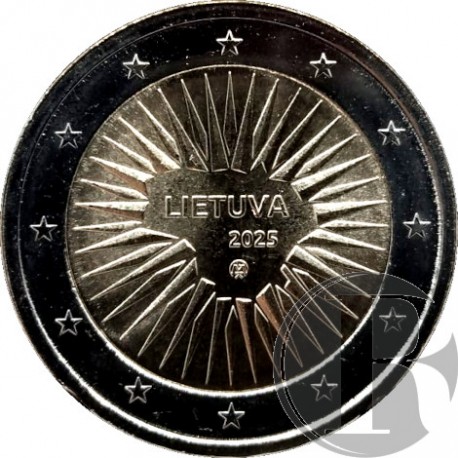 Lituania. 2025. 2 Euro (SC) Defensa del Estado Lituano
