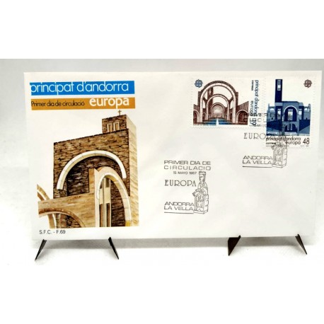 Sobre Primer Día. Andorra. 1987. Europa (Nuevo)