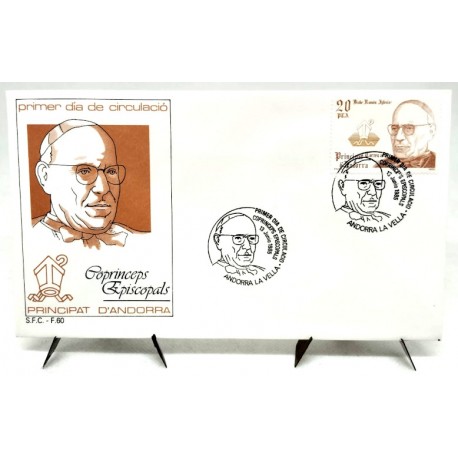 Sobre Primer Día. Andorra. 1985. Copríncipes Episcopales (Nuevo)