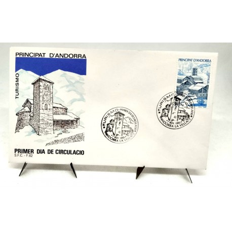 Sobre Primer Día. Andorra. 1985. Turismo (Nuevo)