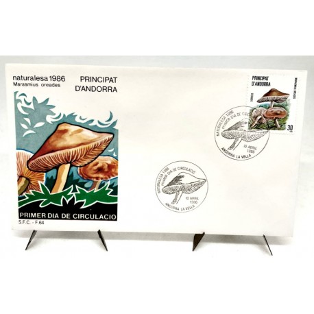 Sobre Primer Día. Andorra. 1986. Naturaleza (Nuevo)