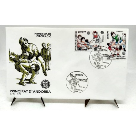Sobre Primer Día. Andorra. 1989. Europa (Nuevo)
