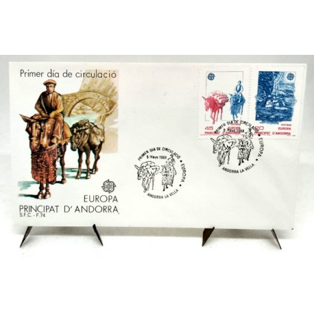 Sobre Primer Día. Andorra. 1988. Europa (Nuevo)