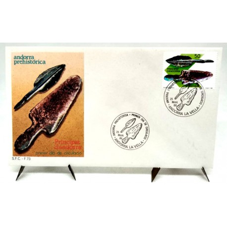 Sobre Primer Día. Andorra. 1988. Andorra Prehistórica (Nuevo)