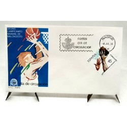 Sobre Primer Día. España. 1986. Campeonato Mundial de Baloncesto (Nuevo)