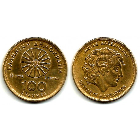 (154) Grecia. 1992. 100 Drachma (MBC)