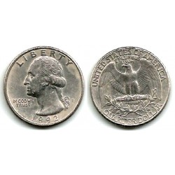 (A194a) Estados Unidos de América. 1992(P). Quarter Dollar (MBC)