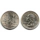 (321) Estados Unidos de América. 2001(P). Quarter Dollar (EBC) Vermont