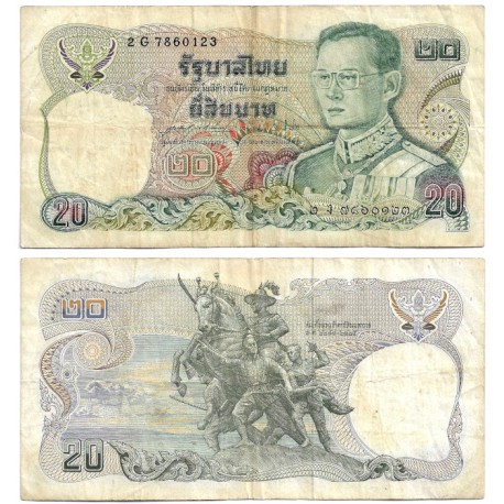 (88) Tailandia. 1981. 20 Baht (BC)