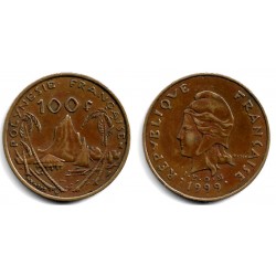 (14) Polinesia Francesa. 1999. 100 Francs (BC+)
