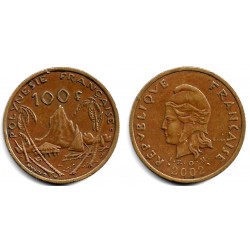 (14) Polinesia Francesa. 2002. 100 Francs (BC+)