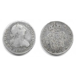 Carlos III. 1773. 2 Reales (BC/BC+) (Plata) Ceca de Sevilla CF