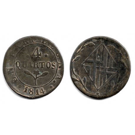 José Napoleón. 1814. 4 Cuartos (BC) Ceca de Barcelona