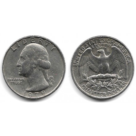 (A164a) Estados Unidos de América. 1979. Quarter Dollar (MBC-)