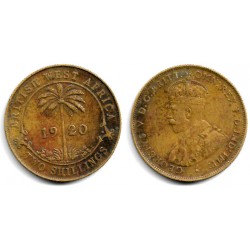 (13b) África del Oeste Británica. 1920. 2 Shillings (BC+)