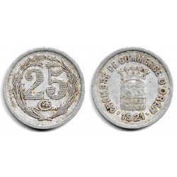 (TnE4) Algeria (Orán). 1921. 25 Centimes (BC)