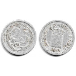 (TnE4) Algeria (Orán). 1921. 25 Centimes (BC)