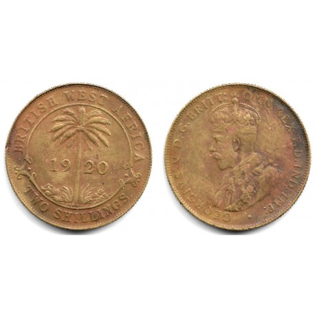 (13b) África del Oeste Británica. 1920. 2 Shillings (BC)