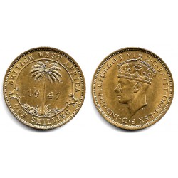 (23) África del Oeste Británica. 1947. 1 Shilling (EBC+)