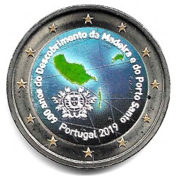 Portugal. 2019. 2 Euro (SC) Coloreada