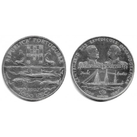 (695) Portugal. 1997. 1000 Escudos (EBC) (Plata)