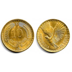 (191) Chile. 1970. 10 Centesimos (EBC+)
