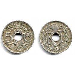 (875) Francia. 1923. 5 Centimes (MBC-)