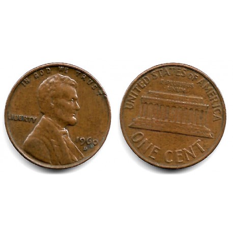 (201) Estados Unidos de América. 1960(D). 1 Cent (MBC)