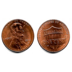 (468) Estados Unidos de América. 2012(D). 1 Cent (SC-)