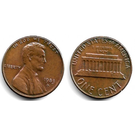 (201b) Estados Unidos de América. 1983(D). 1 Cent (MBC)