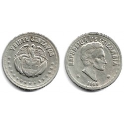 (215.1) Colombia. 1959. 20 Centavos (MBC-)