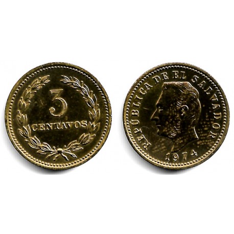 (148) El Salvador. 1974. 3 Centavos (SC-)