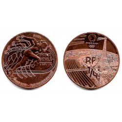 Francia. 2024. ¼ Euro (EBC) Mancha