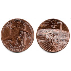 Francia. 2024. ¼ Euro (EBC) Manchas