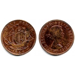 (896) Gran Bretaña. 1966. Half Penny (MBC)