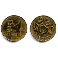 (4a) Corea del Sur. 1968. 1 Won (BC+)