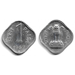 (10.1) India. 1967. 1 Paise (MBC+)