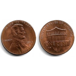 (468) Estados Unidos de América. 2014(D). 1 Cent (MBC+)