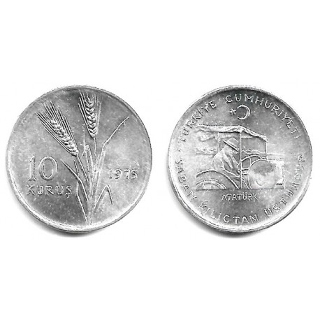 (898a) Turquía. 1975. 10 Kurus (SC)