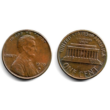 (201) Estados Unidos de América. 1979(D). 1 Cent (MBC+)