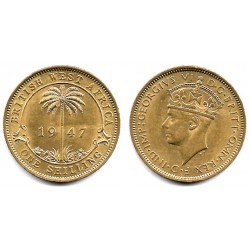 (23) África del Oeste Británica. 1947. 1 Shilling (EBC+)