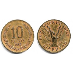 (218.2) Chile. 1989. 10 Pesos (MBC)