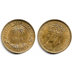 (23) África del Oeste Británica. 1947. 1 Shilling (EBC)