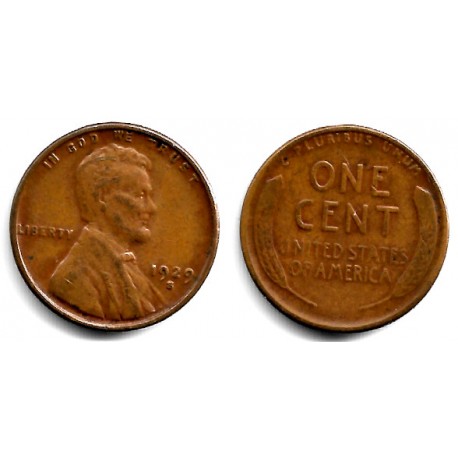 (132) Estados Unidos de América. 1929(S). 1 Cent (BC+)