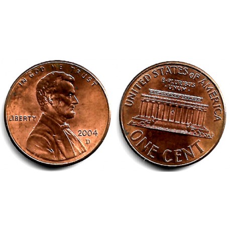 (201b) Estados Unidos de América. 2004(D). 1 Cent (MBC)