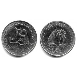 (8) Qatar. 1998. 25 Dirhams (SC)
