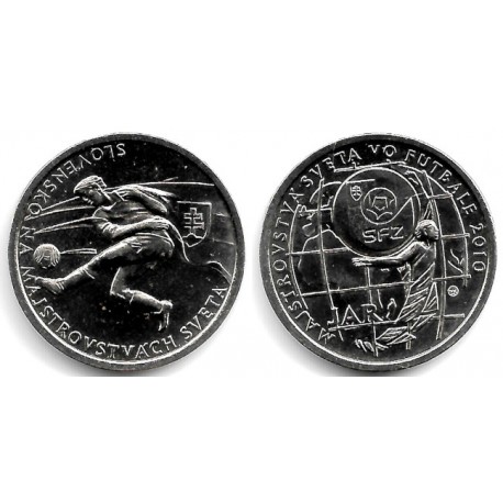 Eslovaquia. 2010. Medalla Conmemorativa Fútbol (SC)