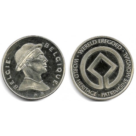 Medalla. Patrimonio Mundial. Bélgica. A.B. (SC)