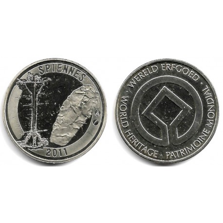 Medalla. Patrimonio Mundial. Spiennes (SC)